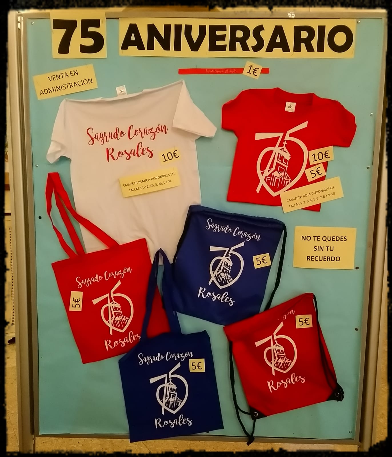 Merchandising 75 aniversario